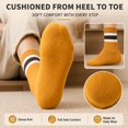 thumbnail image 4 of KuKeDi 5 Pack Thick Winter Crew Socks, Warm Cotton Blend Socks for Women and Men, 4 of 7