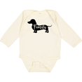 thumbnail image 3 of Inktastic Family Dog Short Haired Dachshund Boys or Girls Long Sleeve Baby Bodysuit, 3 of 5