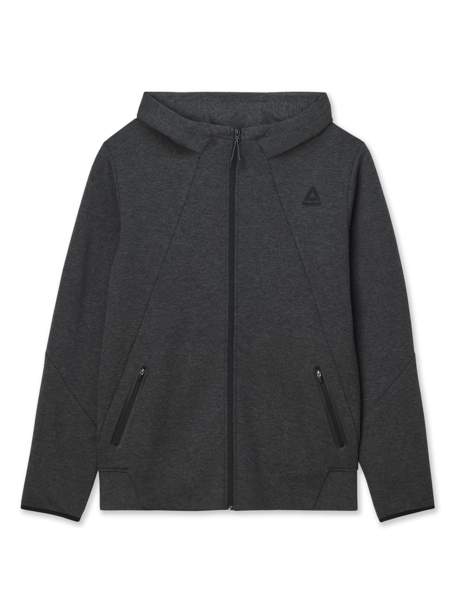 Reebok Men's and Big Men's Momentum Fleece Full Zip Hoodie, Sizes XS-5XL