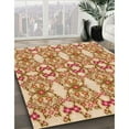 thumbnail image 3 of Ahgly Company Machine Washable Indoor Square Transitional Red Area Rugs, 6' Square, 3 of 7