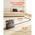 thumbnail image 3 of KFFKFF Portable Carpet Cleaning Machine, 50.72 oz Clean Water Tank & 27.05 oz Dirty Water Tank, Handheld Upholstery Shampooer with 11.5Kpa Suction, Spot and Stain Cleaner for Rugs, Furniture, 3 of 9