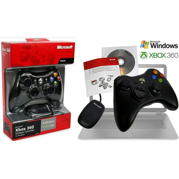Bewusteloos Verdorren Geschiktheid Xbox 360 Wireless Controller Gamepad and USB Transceiver for Windows PC -  Walmart.com