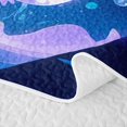 thumbnail image 5 of Manfei Sea Animal Axolotl Quilt Full,Ocean Amphibian Print Full Bedspread Sets,3 Pieces,1 Coverlet and 2 Pillowcases, 5 of 7