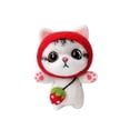thumbnail image 3 of Luxshiny Plush Cat DIY Needle Felting Kit with Colored Wool Felt Materials for Creative Hand Craft, 3 of 8