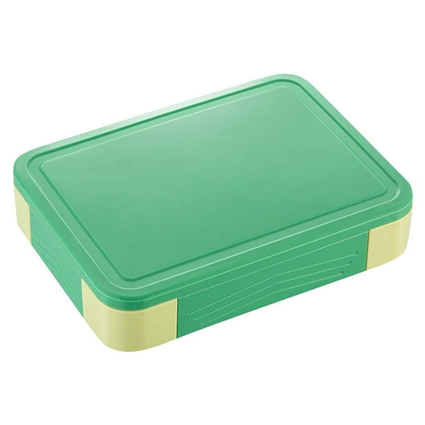 Fiambrera con calefacción por microondas, Fiambrera para estudiantes, Caja de frutas rectangular para niños