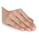 1/2 Carat (ctw G-H, I2-I3) Bague de Fiançailles en Diamant Taille Princesse en Or Blanc 10 Carats – image 2 sur 4