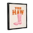 thumbnail image 4 of Stupell Industries Yee Haw Cowboy Boot Typography Painting Black Floater Framed Canvas Art Print Wall Art, 17 x 21, 4 of 10