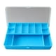 thumbnail image 1 of Caja de aparejos de pesca, contenedor de señuelos con compartimentos, estuche de almacenamiento multifuncional Azul, 1 of 9