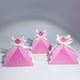 thumbnail image 2 of Caja de regalo con diseño de vestido de princesa para fiesta de cumpleaños, suministros para Baby Shower, decoración de boda, con temática de Prinzessin, 2 of 4