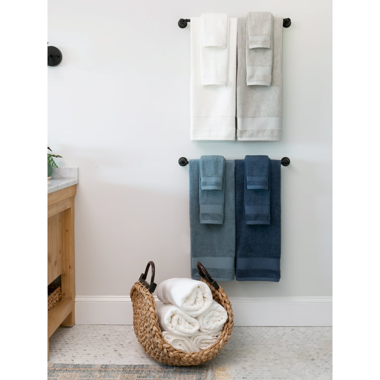 Under The Canopy Cotton & Hemp Towel - White White / Bath Towel
