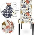 thumbnail image 5 of Dining Room Chair Covers Slipcovers Set of 4, Spandex Super Fit Stretch Removable Washable Kitchen Parsons Chair Covers Protector for Dining Room,Hotel,Ceremony, 5 of 6