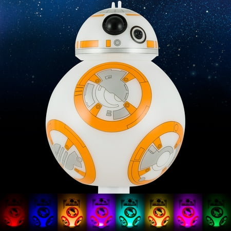 Star Wars BB-8 Color Changing LED Night Light, Plug-In, Dusk-to-Dawn, 43429