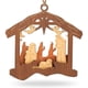 thumbnail image 2 of Wooden Nativity Decoration Christmas Wooden Hanging Decoration Star Christmas Scene Souvenir, 2 of 7