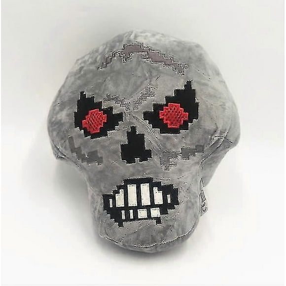 Minecraft Theme Skull Plush Toy Doll 25cm Gift