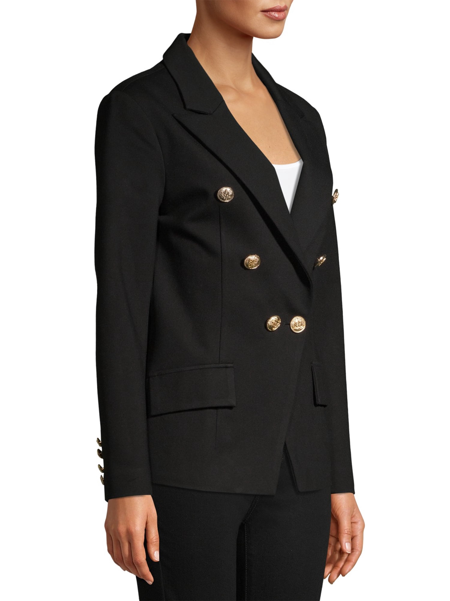 Attitude Unknown Women’s and Women’s Plus Ponte Blazer, Sizes XS-3X