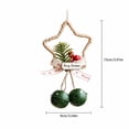 thumbnail image 3 of Rustic Christmas Decor Featuring 6X3.5 Inch Twine Star Frame, Handcrafted Christmas Wall Decor for Cozy Living Spaces, Traditional Holiday Decorations 1 Pack, 3 of 4