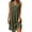 Army Green, variant on Ruched Dress For Women Sleeveless Round Neck Casual Dress for Weekend Lunch City Walks Travel Days Relaxed Gathering Everyday Vacation Style Summer