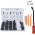 thumbnail image 2 of Direct Fitments Auto Car Door Retainer Clips, Plastic Rivets Black Replacement, Meet Or Exceed OEM Specification, Easy Install, Multipurpose (100), 2 of 5