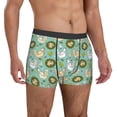 thumbnail image 5 of Men's Boxer Briefs, Cartoon Colorful Cute Chicken Soft Comfy Mens Underwear Boxer Briefs Breathable With Widen Waist, 5 of 7