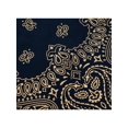 thumbnail image 2 of CTM® Bandana à Imprimé Cachemire Doré Métallique, 2 of 2
