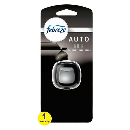 2 Pack Febreze Auto Vent Clip Air Freshener - Noir
