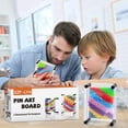 thumbnail image 4 of Pin Art Toy ZZF-LYA 3D de plástico colorido para niños, 4 of 8