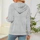thumbnail image 4 of Sudadera para mujer Otoño Sudaderas Moda Solid Puttee Blusa de manga larga Casual Tops Sudaderas con capucha Tops Odeerbi  ODB-5, 4 of 6
