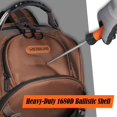 thumbnail image 4 of Mochila para herramientas WELKINLAND de 70 bolsillos con carga USB, 45 L, 4 of 9