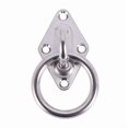 thumbnail image 2 of 5X Gancho de Montaje 80mmx50mm para Pared O Techo Con Anillo Redondo Acero Inoxidable - Soporte / Accesorio, 2 of 4