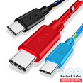 thumbnail image 2 of Cable USB tipo C Cable de datos de carga rápida de nailon para Samsung S10 S9 Note 9 Oneplus xiaomi Huawei Teléfono móvil Tipo-c Cables de USB-C Tan Jianjun unisex, 2 of 2