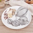 thumbnail image 2 of Mistaha 4 Sizes 304 Stainless Steel Round Ball Tea Infuser Mesh Holes Chain Sphere Coffee, 2 of 8