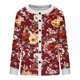 thumbnail image 5 of Cárdigan informal para mujer, cárdigan con botones y estampado navideño, chaqueta de moda, blusa para mujer, 5 of 5