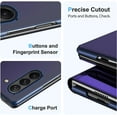thumbnail image 3 of Compatible with Samsung Galaxy Z Fold 5 5G Case Mirror Leather Cover Wallet Slim Clear S-View Shockproof Thin Cover with Kickstand Anti-Scratch Protective Phone Case for Samsung Z Fold 5 5G, 3 of 14