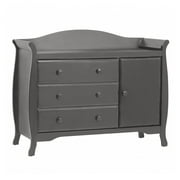Million Dollar Baby Classic Ashbury Combo Dresser in Manor Grey