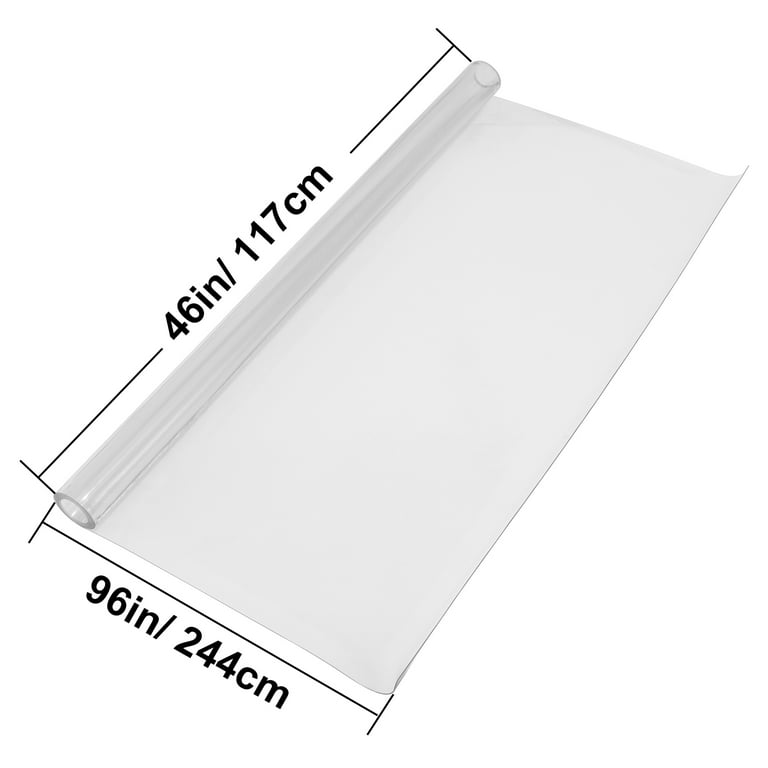 Protège-table rectangulaire 200x100 cm transparent VidaXL 288271 - Habitium®