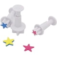 thumbnail image 1 of Gobaker Star Fondant Plunger Cutter Set Sugarcraft Cake Cookies Cupcake Decorating Tool DIY Mold, 3-Pack, 1 of 5