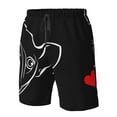 thumbnail image 4 of Fotbe French Bulldog Trajes de Baño Estampados para Hombre, Shorts de Verano de Secado Rápido, Ropa de Playa, Bañadores-Large, 4 of 6