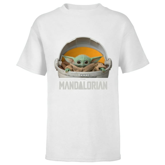 Star Wars The Mandalorian The Child Floating Pod - Short Sleeve T-Shirt for Kids - Customized-White