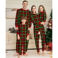 thumbnail image 3 of GYRATEDREAM Family Christmas Pjs Matching Sets Xmas Holiday Jammies Reindeer Snowflake Christmas Pajamas Sleepwear Loungewear Dad Mom Kids PJs for 12M(Baby) Red, 3 of 6
