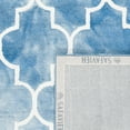 thumbnail image 5 of Safavieh Dip Dye Calanthe Geometric Wool Area Rug, Blue/Ivory, 7' x 7' Round, 5 of 9