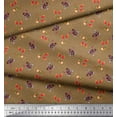thumbnail image 2 of Soimoi polyester Crepe Fabric Dot,Monkey & Bear Cartoon Print Sewing Fabric Yard 42 Inch Wide, 2 of 3