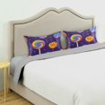 thumbnail image 3 of Yayeee Pillowcase Queen Size Set of 2 Satin Wrinkle Resistant Pillow Case, Candy Carnival, 3 of 8