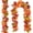 Color A, variant on 2 Pcs Fall Garland Maple Leaf, 5.9Ft/Piece Hanging Vine Garland Artificial Autumn Foliage Garland Thanksgiving Decor for Home Fireplace Party Christmas