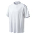 thumbnail image 2 of YLSDY Solid Color T-Shirts for Men 2025 Summer Short Sleeve Mock Neck Basic Tees Shirts Comfortable Tshirts Blouse Tops White M, 2 of 4