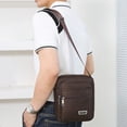 thumbnail image 5 of JoveMarine Unisex Waterproof Messenger Bag with Six-Layer Zipper Business Style Shoulder Bag for Men and Women Upgraded Multi-Compartment Crossbody Bag for Office and Travel Brown, 5 of 5