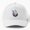 White, variant on Eyes Attack Baseball Cap, Intense Vision Graphic Design, Classic Everyday Statement Hat