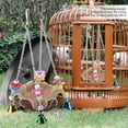 thumbnail image 2 of Bird Rattan , Hanging  Toy  Toy With Bells, Cage Hammock For Pets Animals, 2 of 8