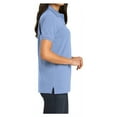 thumbnail image 3 of Mafoose Womens Heavyweight Cotton Pique Polo Shirt Light Blue 3XL, 3 of 6