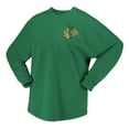 thumbnail image 2 of Women's Fanatics Kelly Green Chicago Blackhawks St. Patrick's Day Spirit Jersey T-Shirt, 2 of 3