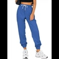 thumbnail image 3 of Pantalones Deportivos Holgados para Mujer, de Otoño, para Entrenamiento, de Cintura Alta, Cómodos y Deportivos. Lago Azul M, 3 of 7